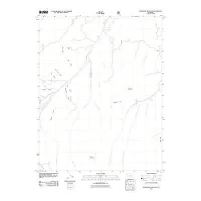 2011 Map of Horseshoe Mountain, 2011 Print
