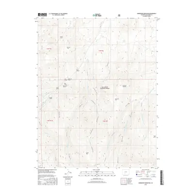 2016 Map of Horseshoe Mountain, 2016 Print