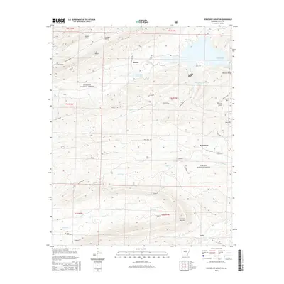 2014 Map of Horseshoe Mountain, 2014 Print