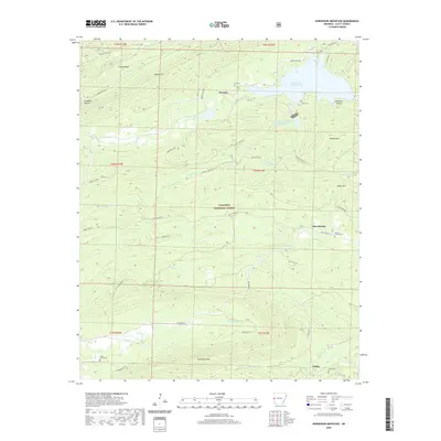2020 Map of Horseshoe Mountain, 2020 Print