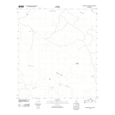 2010 Map of Horseshoe Mountains, 2010 Print