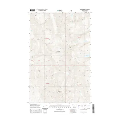 2014 Map of Horseshoe Peak, 2014 Print