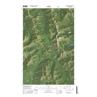 2017 Map of Horseshoe Peak, 2017 Print