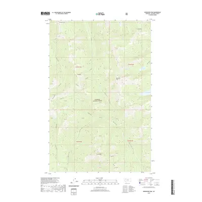 2020 Map of Horseshoe Peak, 2020 Print
