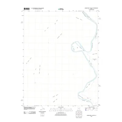 2011 Map of Horsethief Canyon, 2011 Print