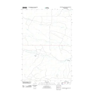 2011 Map of Horsethief Coulee East, 2011 Print