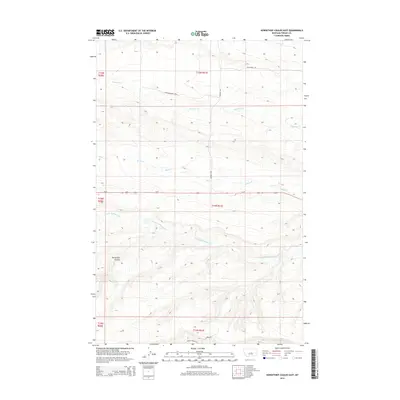 2014 Map of Horsethief Coulee East, 2014 Print