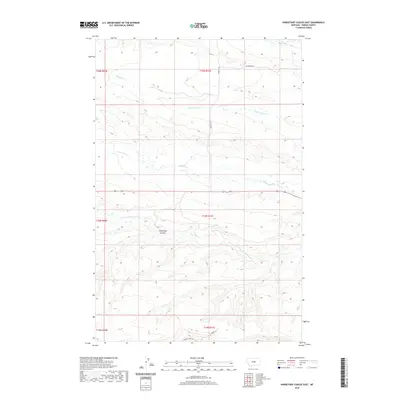 2020 Map of Horsethief Coulee East, 2020 Print