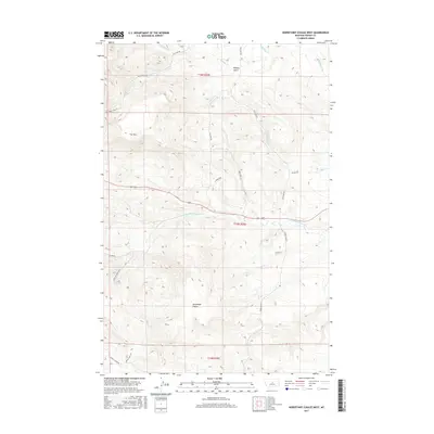 2017 Map of Horsethief Coulee West, 2017 Print