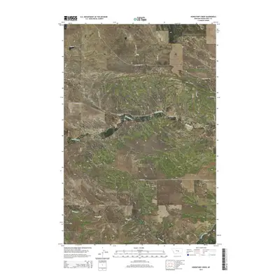 2014 Map of Horsethief Creek, 2014 Print