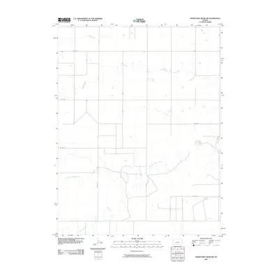 2009 Map of Horsethief Draw NW, 2009 Print