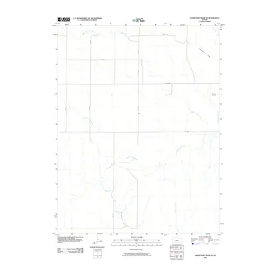 2009 Map of Horsethief Draw SE, 2009 Print