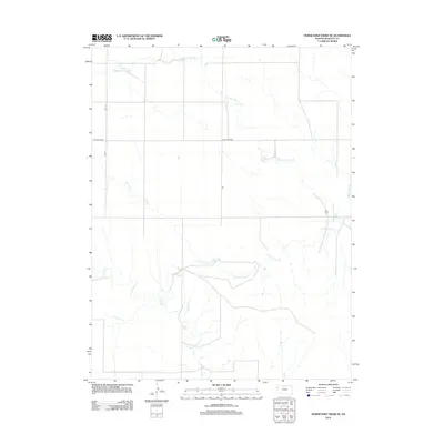 2012 Map of Horsethief Draw SE, 2012 Print