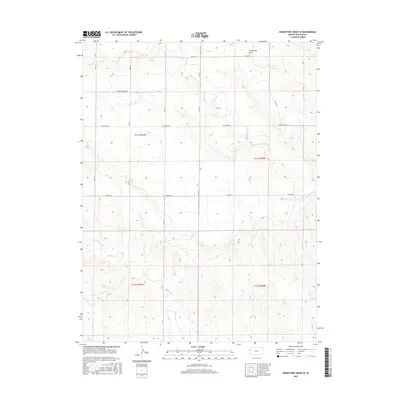 2015 Map of Horsethief Draw SE, 2015 Print