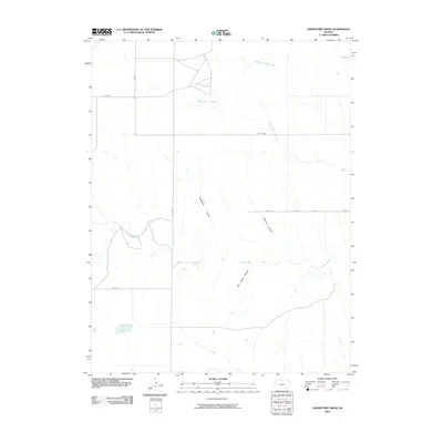 2009 Map of Horsethief Draw, 2009 Print