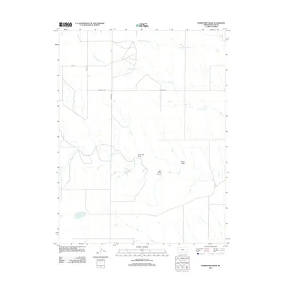 2012 Map of Horsethief Draw, 2012 Print