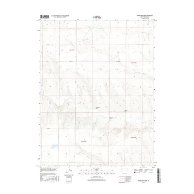 2015 Map of Horsethief Draw, 2015 Print