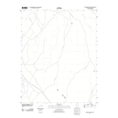 2011 Map of Horsethief Mesa, 2011 Print