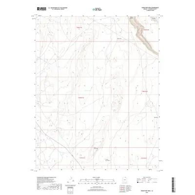 2018 Map of Horsethief Mesa, 2018 Print