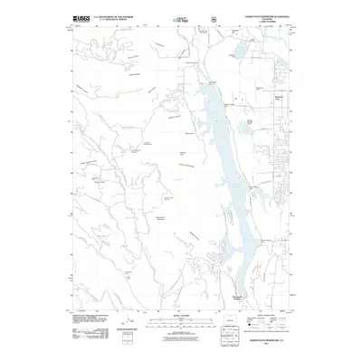 2011 Map of Horsetooth Reservoir, 2011 Print