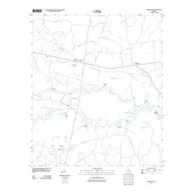 2011 Map of Hortense, 2011 Print
