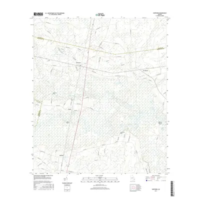2017 Map of Hortense, 2017 Print