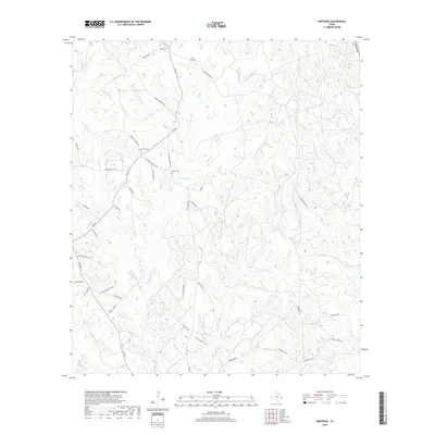 2019 Map of Hortense, 2019 Print