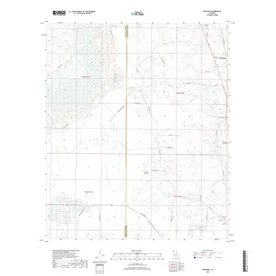 2018 Map of Hortman, 2018 Print