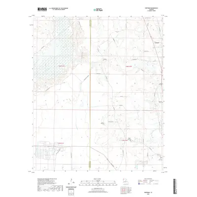 2020 Map of Hortman, 2020 Print