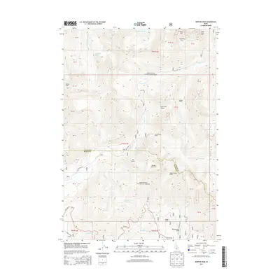 2013 Map of Horton Peak, 2013 Print