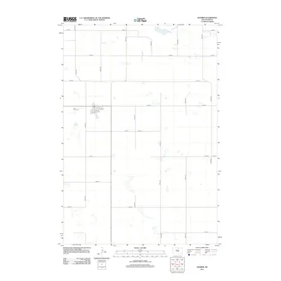 2012 Map of Hosmer, 2012 Print