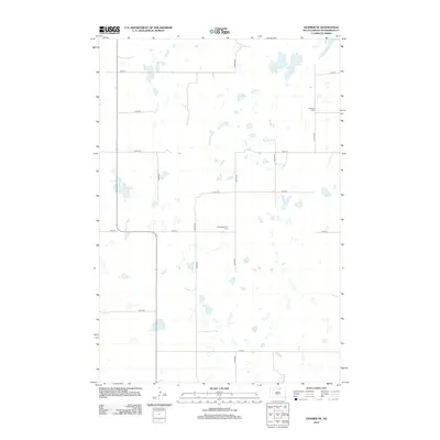 2012 Map of Hosmer NE, 2012 Print