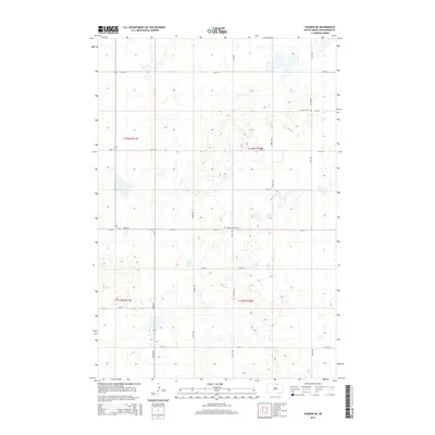 2015 Map of Hosmer NE, 2015 Print