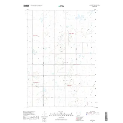 2017 Map of Hosmer NE, 2017 Print