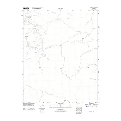 2010 Map of Hospah, 2010 Print