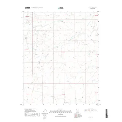 2020 Map of Hospah, 2020 Print