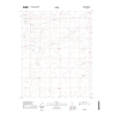 2023 Map of Hospah, 2023 Print