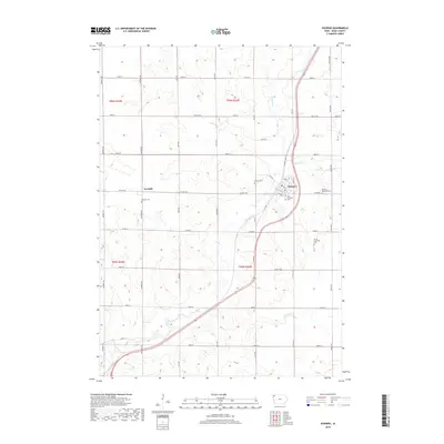 2018 Map of Hospers, 2018 Print