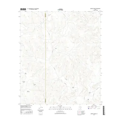 2016 Map of Hospital Ranch, 2016 Print