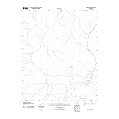 2010 Map of Hosta Butte, 2010 Print