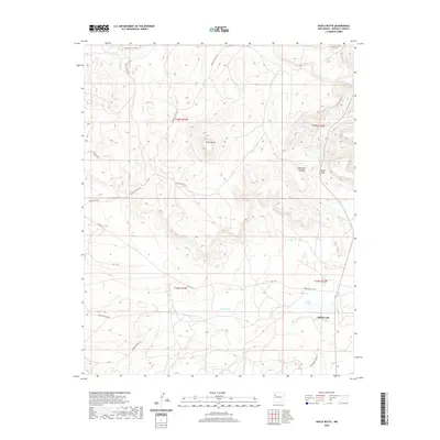 2020 Map of Hosta Butte, 2020 Print