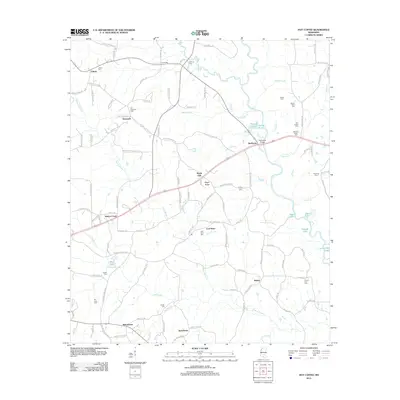2012 Map of Hot Coffee, 2012 Print
