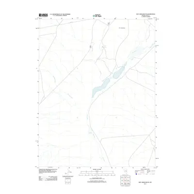 2012 Map of Hot Creek Butte, 2012 Print