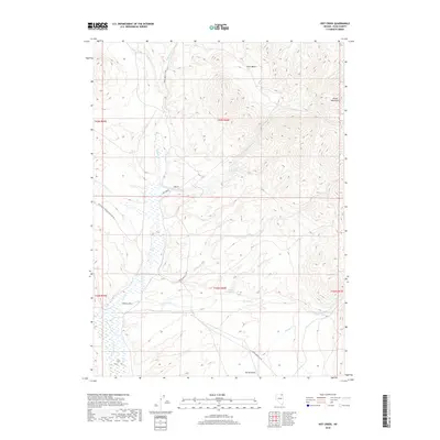 2018 Map of Hot Creek, 2018 Print