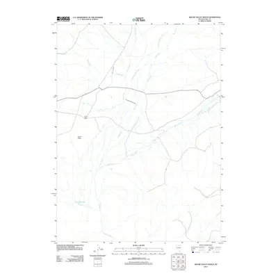 2012 Map of Hot Lake, 2012 Print
