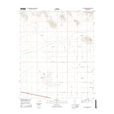 2014 Map of Hot Rock Mountain, 2014 Print
