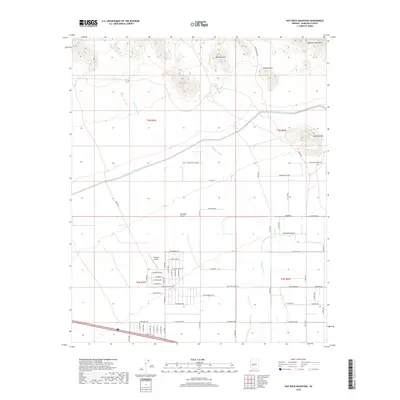 2018 Map of Hot Rock Mountain, 2018 Print