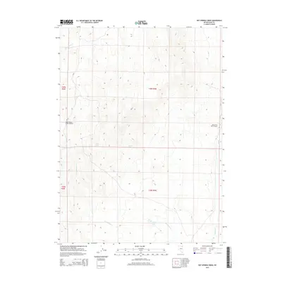 2015 Map of Hot Springs Creek, 2015 Print