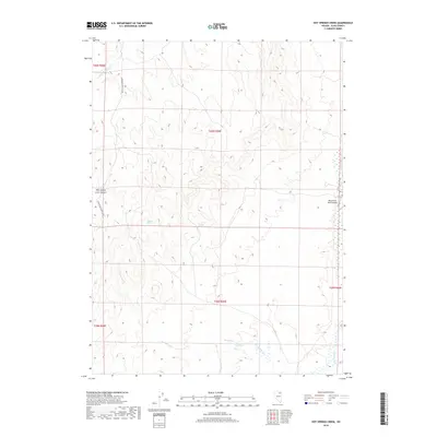 2018 Map of Hot Springs Creek, 2018 Print