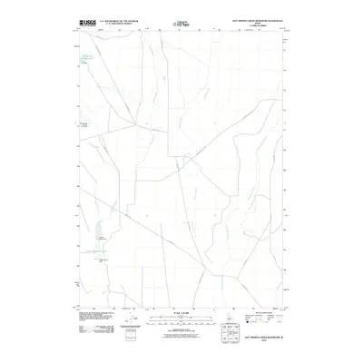2010 Map of Hot Springs Creek Reservoir, 2010 Print